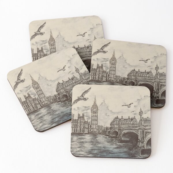 Item preview, Pencil drawing of London designed and sold by Aroeldesigns.