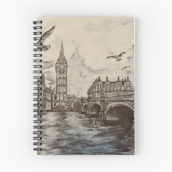 Item preview, Pencil drawing of London designed and sold by Aroeldesigns.