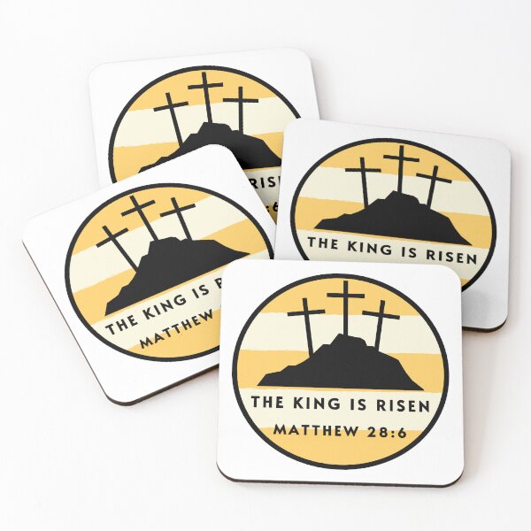 Item preview, King is Risen, yellow design. designed and sold by MoriaStore.