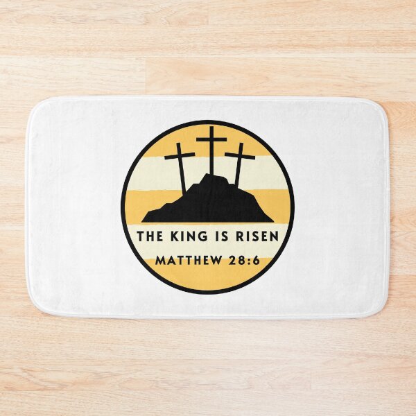 Item preview, King is Risen, yellow design. designed and sold by MoriaStore.