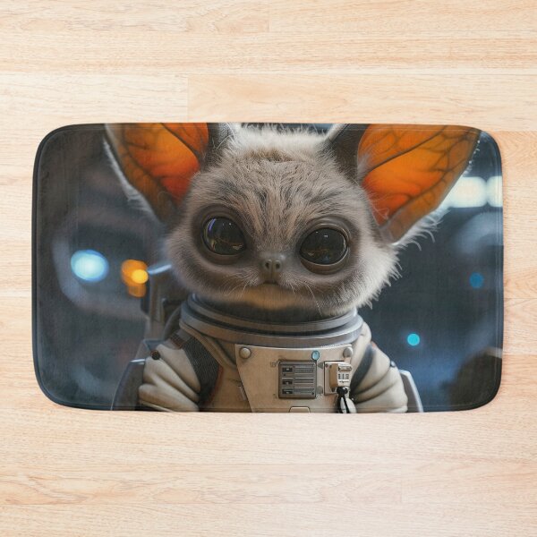 Item preview, Cute Astronaut Bat in Space Suit on Space Station designed and sold by Mullet Monkey.