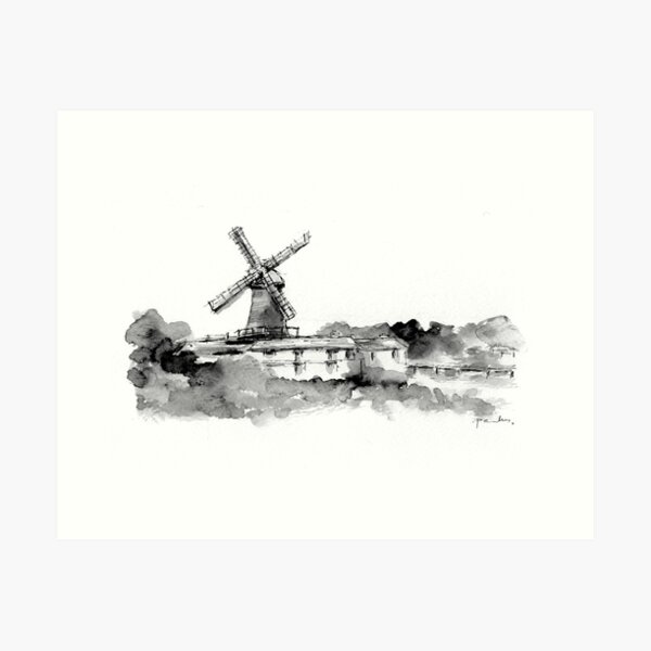 Item preview, Mill House Lane designed and sold by Paulusart.