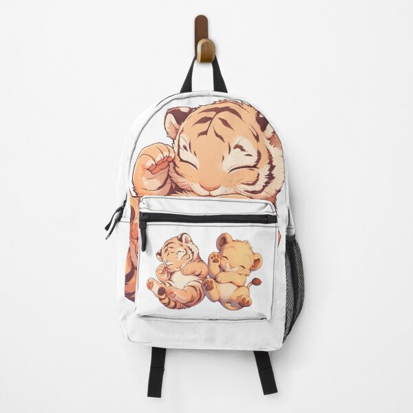 Item preview, cute tiger sleeping on its back designed and sold by HandsomeCat.