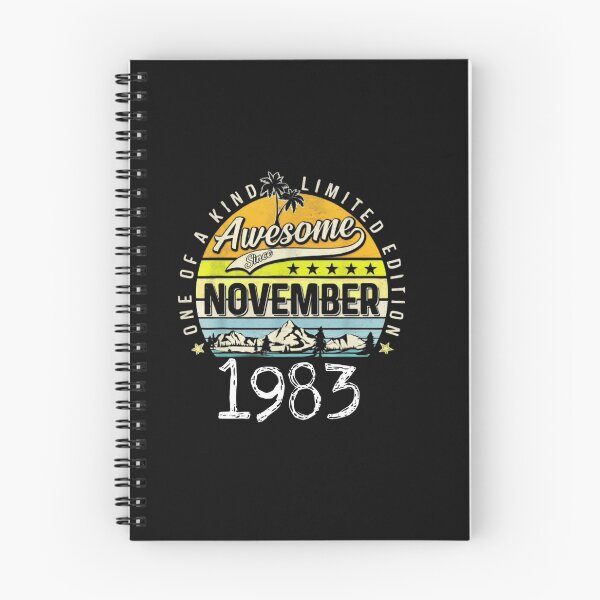 Item preview, Awesome Since November 1983 Vintage 40th Birthday designed and sold by MaryCStale.