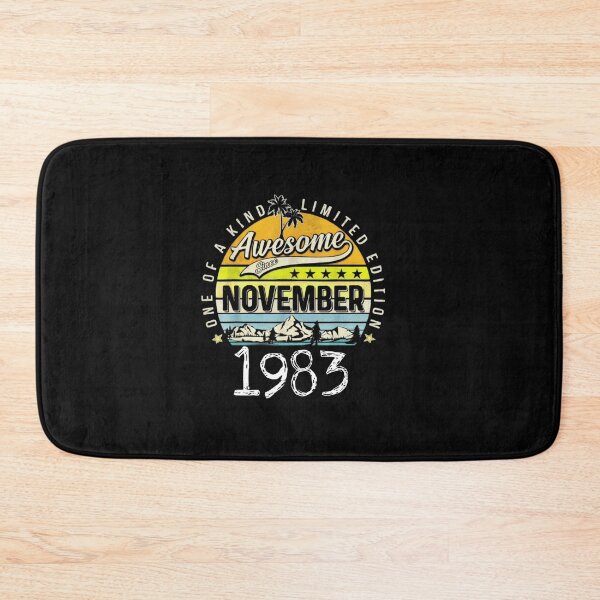 Item preview, Awesome Since November 1983 Vintage 40th Birthday designed and sold by MaryCStale.