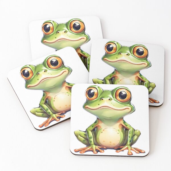 Item preview, Happy Little Tree Frog designed and sold by CritterStickers.