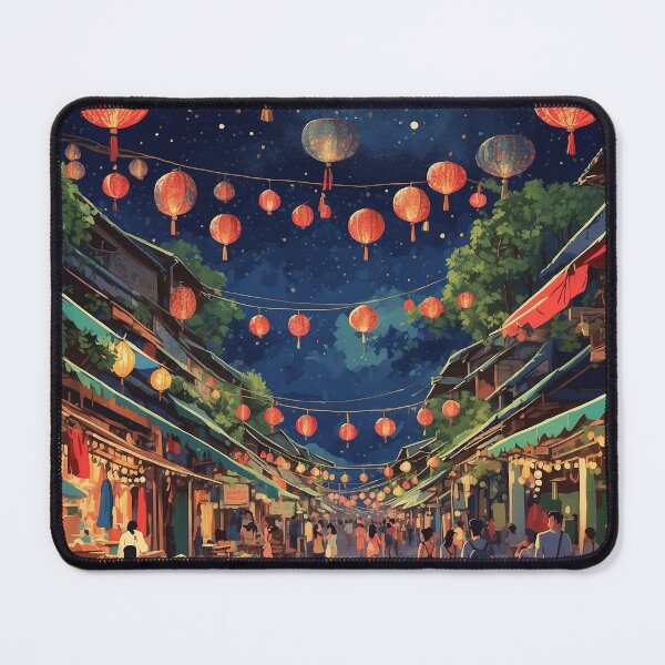 Item preview, Chiang Mai Night Bazaar Thailand Vintage Tourism  designed and sold by TravelersGems.