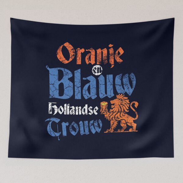 Item preview, Oranje en Blauw Hollandse Trouw!  designed and sold by LazyLoungeCo.