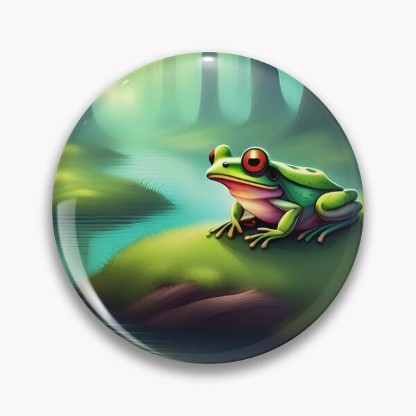 Artikelvorschau, Mondschein-Märchen-Froschnächte entworfen und verkauft von CritterStickers.