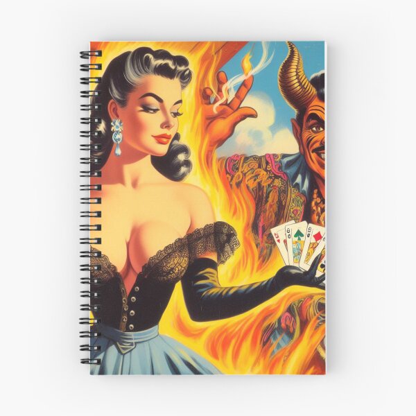 Item preview, Retro Devilish Woman designed and sold by PulpVintage.