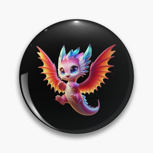 Item preview, Cute Pink Chibi Dragon designed and sold by CHIBI_POPZ.
