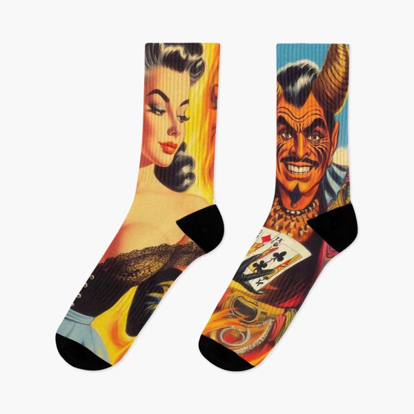 Item preview, Retro Devilish Woman designed and sold by PulpVintage.