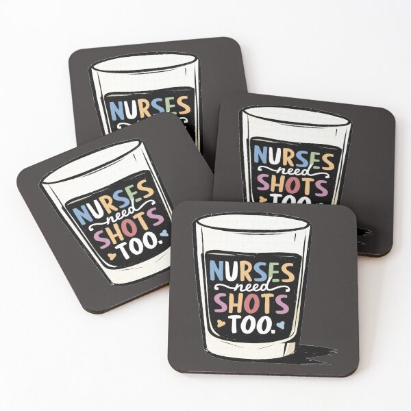 Item preview, Nurse Need Shots Too - Nurse Gifts - Shot Glass - Nursing designed and sold by Rustic + Rose Creative Co..