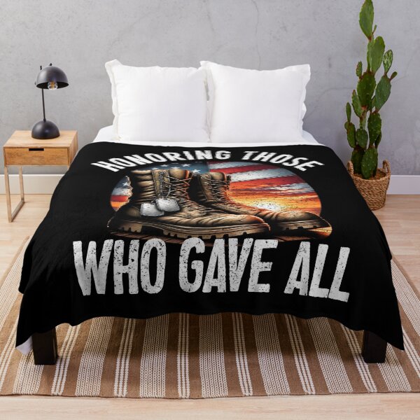Item preview, Memorial Day Honor Those Who Gave All American Flag designed and sold by DPlumDesign.