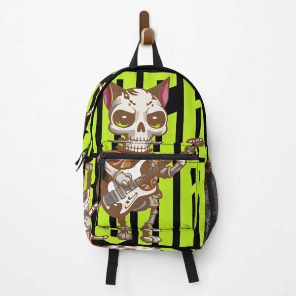 Item preview, Cat Rock Roar Skull Cute Music Lover Cartoon designed and sold by Horizon Cartoon.