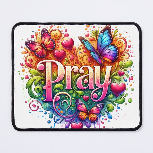 Item preview, Pray with Hearts and Butterflies designed and sold by PassionforLove.