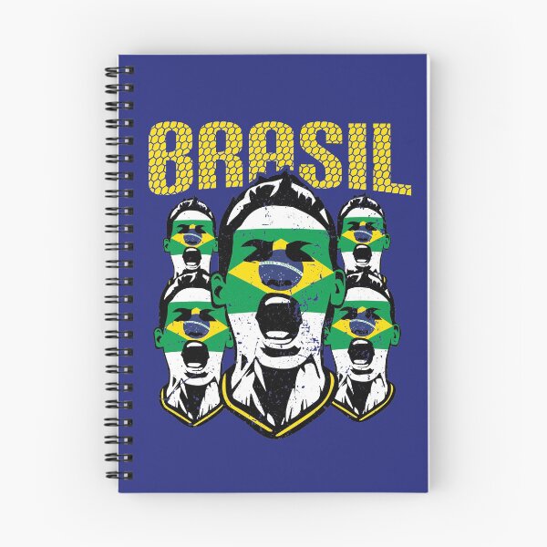 Item preview, Brasil Soccer Sports Fans Brazil National Flag Face designed and sold by screenworks.
