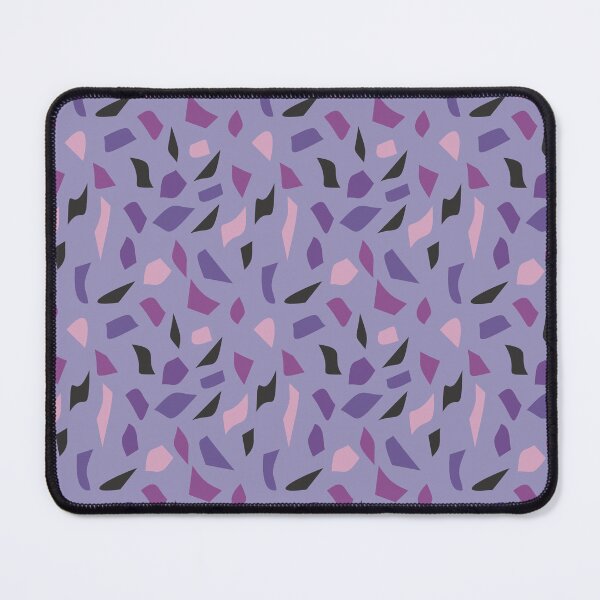 Item preview, Lavender Purple Black Navy Pink Orchid Violet Easter Terrazzo Tile Spring Rainbow Stone Pattern designed and sold by Sarcastic Narwhal.