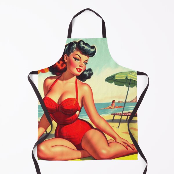 Item preview, Retro Curvy Pin-up designed and sold by PulpVintage.