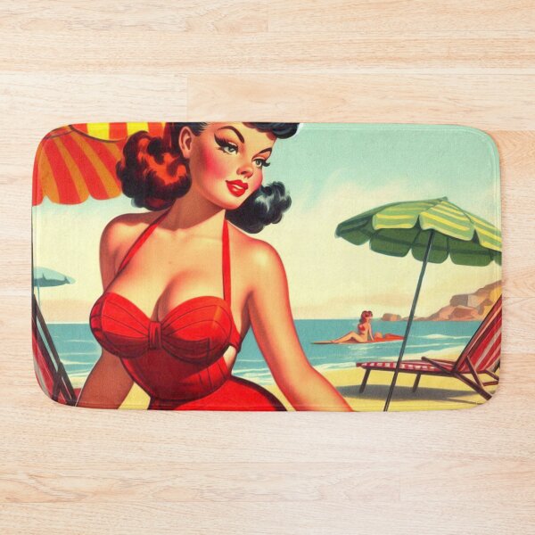 Item preview, Retro Curvy Pin-up designed and sold by PulpVintage.