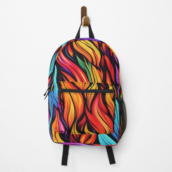 Item preview, Abstract Colorful Flames Pattern designed and sold by calibrit.