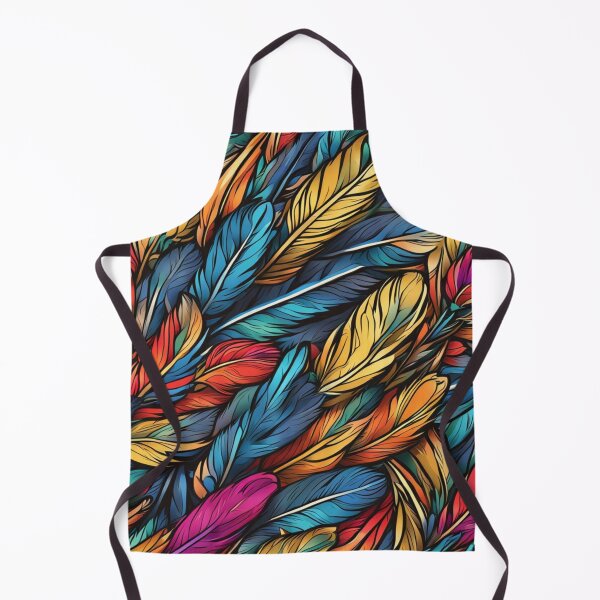 Item preview, Abstract Colorful Feathers Pattern designed and sold by calibrit.