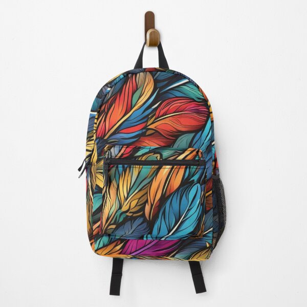 Item preview, Abstract Colorful Feathers Pattern designed and sold by calibrit.