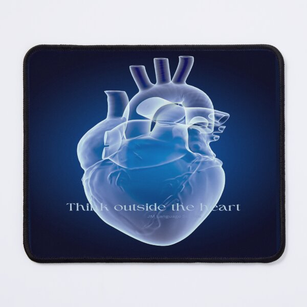 Item preview, JM's Thoughts at This Moment #22-Think outside the heart designed and sold by JM Language Service.