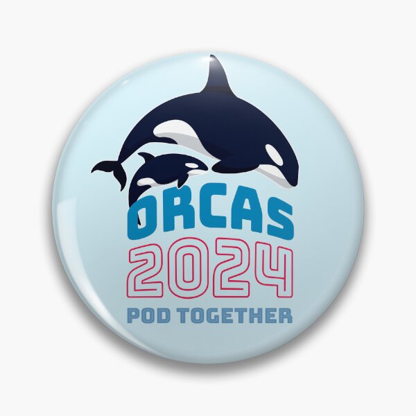 Item preview, Vote Orcas in 2024: Pod Together designed and sold by Yue Miko.