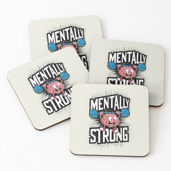 Item preview, mentally strong - mental strength, motivation, do your best, empowerment, try hard, words to live by, you can do it, you can do hard things designed and sold by AdesignTEE.