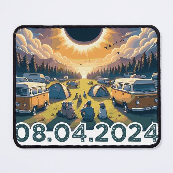 Item preview, Total Solar Eclipse Camping, Eclipse Souvenir designed and sold by ArtByKatti.