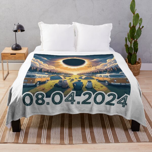 Item preview, Total Solar Eclipse Camping, Eclipse Souvenir designed and sold by ArtByKatti.