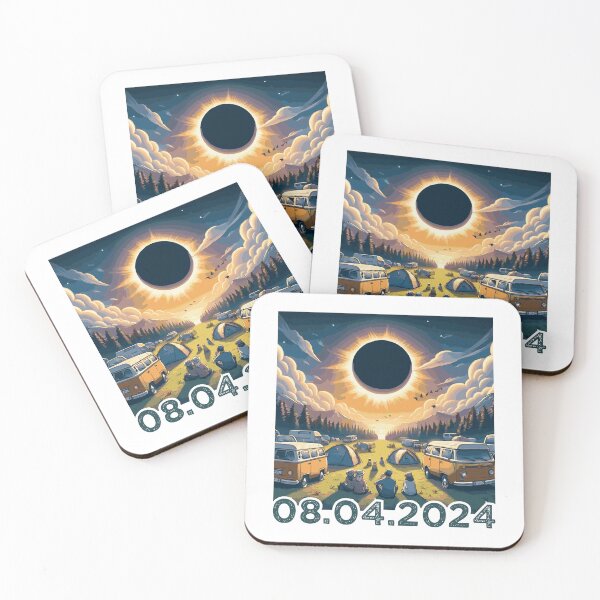 Item preview, Total Solar Eclipse Camping, Eclipse Souvenir designed and sold by ArtByKatti.