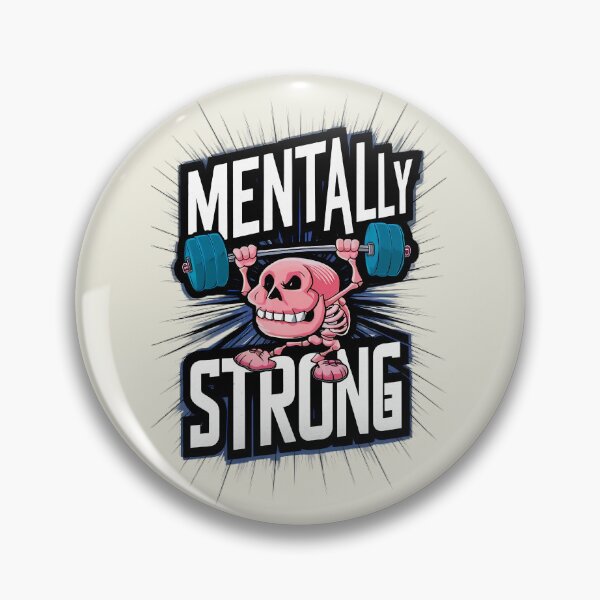 Item preview, mentally strong Skelton work out - mental strength, weight lifting, positive, strength, humour, strength training designed and sold by AdesignTEE.
