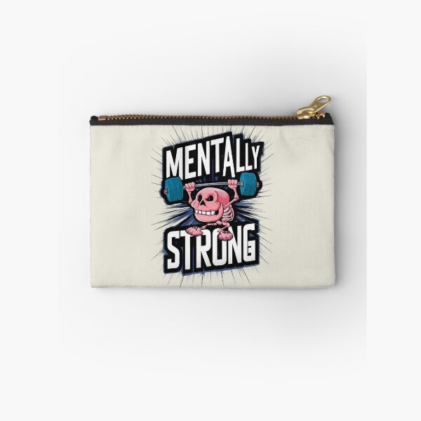 Item preview, mentally strong Skelton work out - mental strength, weight lifting, positive, strength, humour, strength training designed and sold by AdesignTEE.
