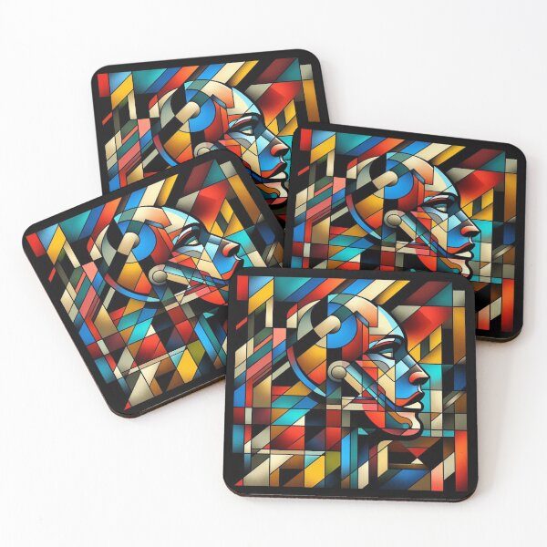 Item preview, Geometric Face designed and sold by Myra365Art.