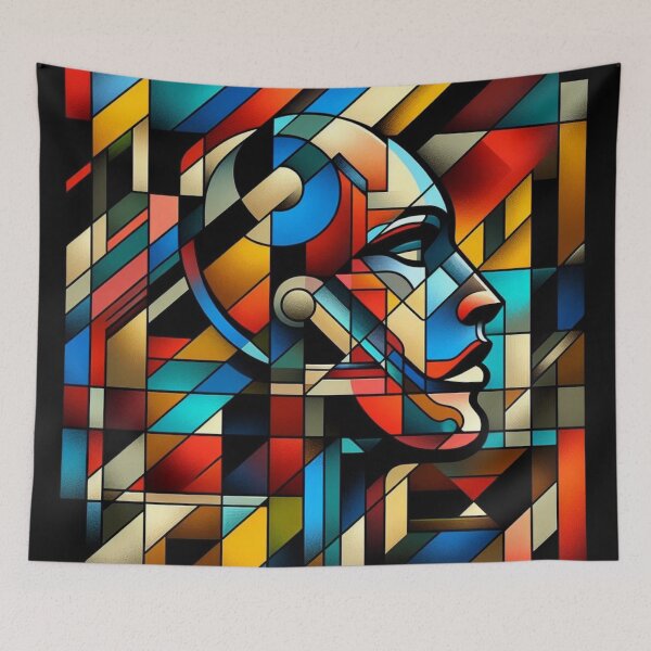 Item preview, Geometric Face designed and sold by Myra365Art.