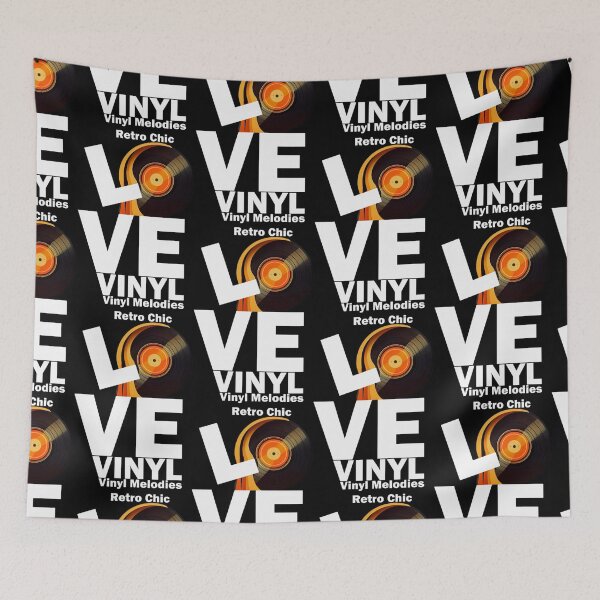 Item preview, Vinyl Melodies, Retro Chic HIP HOP Style designed and sold by MichaelGrcie.
