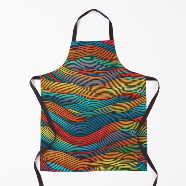 Item preview, Abstract Colorful Waves Pattern designed and sold by calibrit.