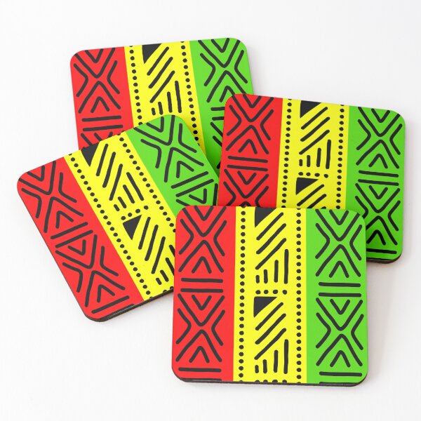 Item preview, Rasta Colored African Design designed and sold by funkyvibes.