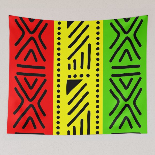 Item preview, Rasta Colored African Design designed and sold by funkyvibes.