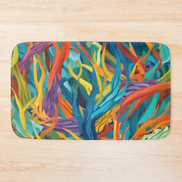 Item preview, Abstract Colorful Kelp Pattern designed and sold by calibrit.