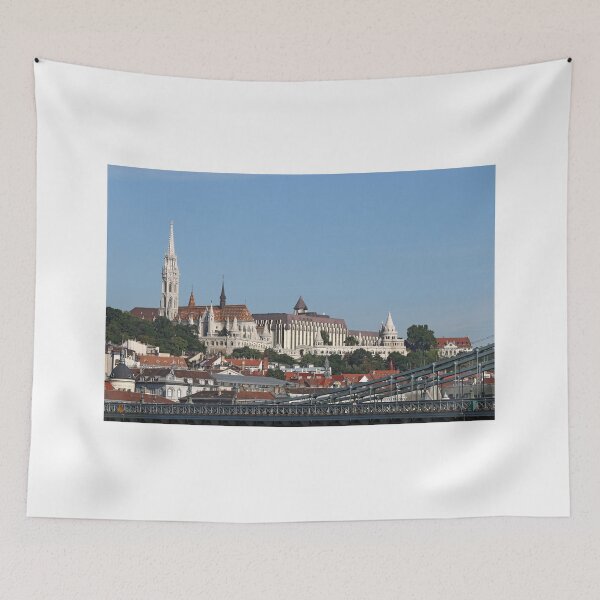 Item preview, Fisherman bastion and Matthias church Budapest cityscape designed and sold by goceris.