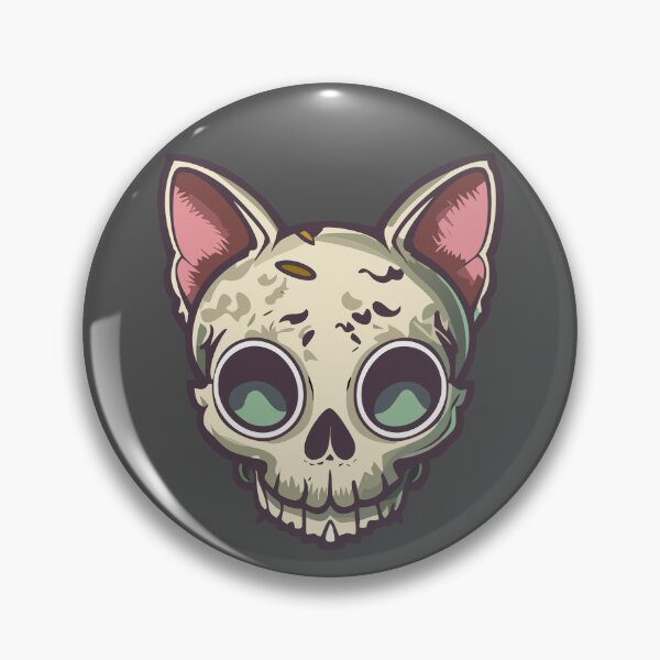 Item preview, Skull Cat Dead Live Cartoon  designed and sold by Horizon Cartoon.
