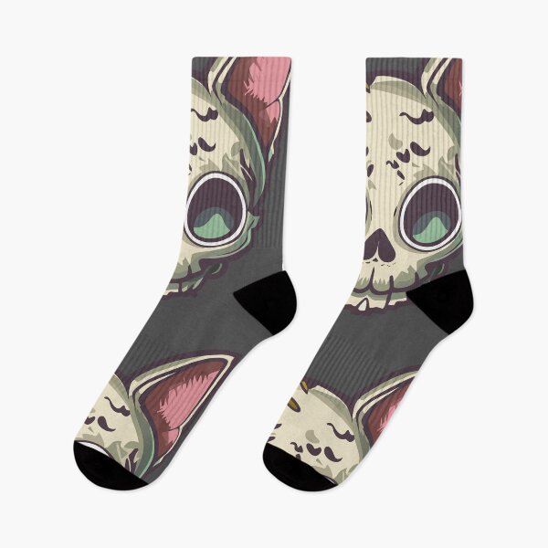 Item preview, Skull Cat Dead Live Cartoon  designed and sold by Horizon Cartoon.