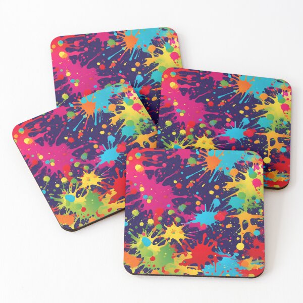 Item preview, Abstract Colorful Paint Splatter designed and sold by calibrit.