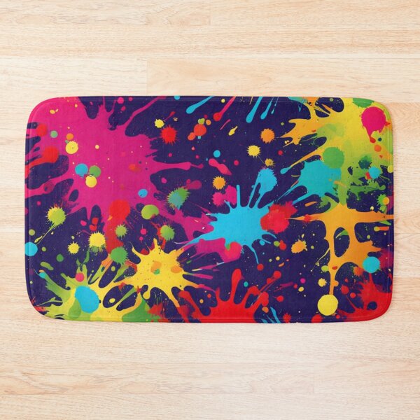 Item preview, Abstract Colorful Paint Splatter designed and sold by calibrit.