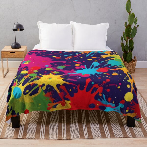 Item preview, Abstract Colorful Paint Splatter designed and sold by calibrit.