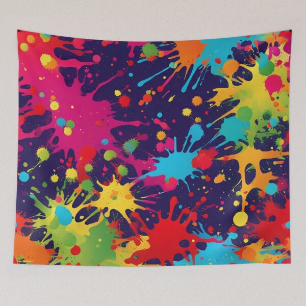 Item preview, Abstract Colorful Paint Splatter designed and sold by calibrit.