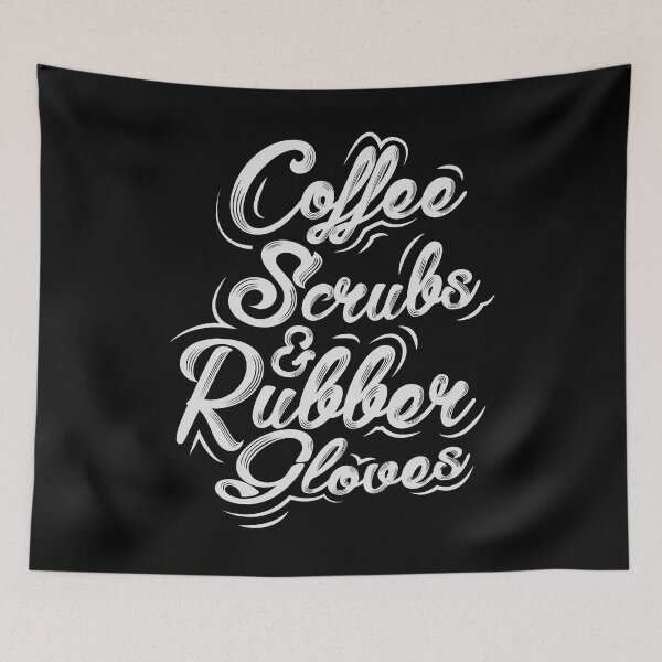 Item preview, Coffee Scrubs Rubber Gloves designed and sold by Pricity Designs.